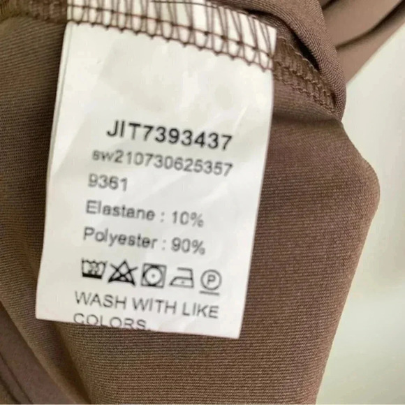 SHEIN SXY Plunging Neck Drawstring Front Bodycon Dress - Picture 7 of 7